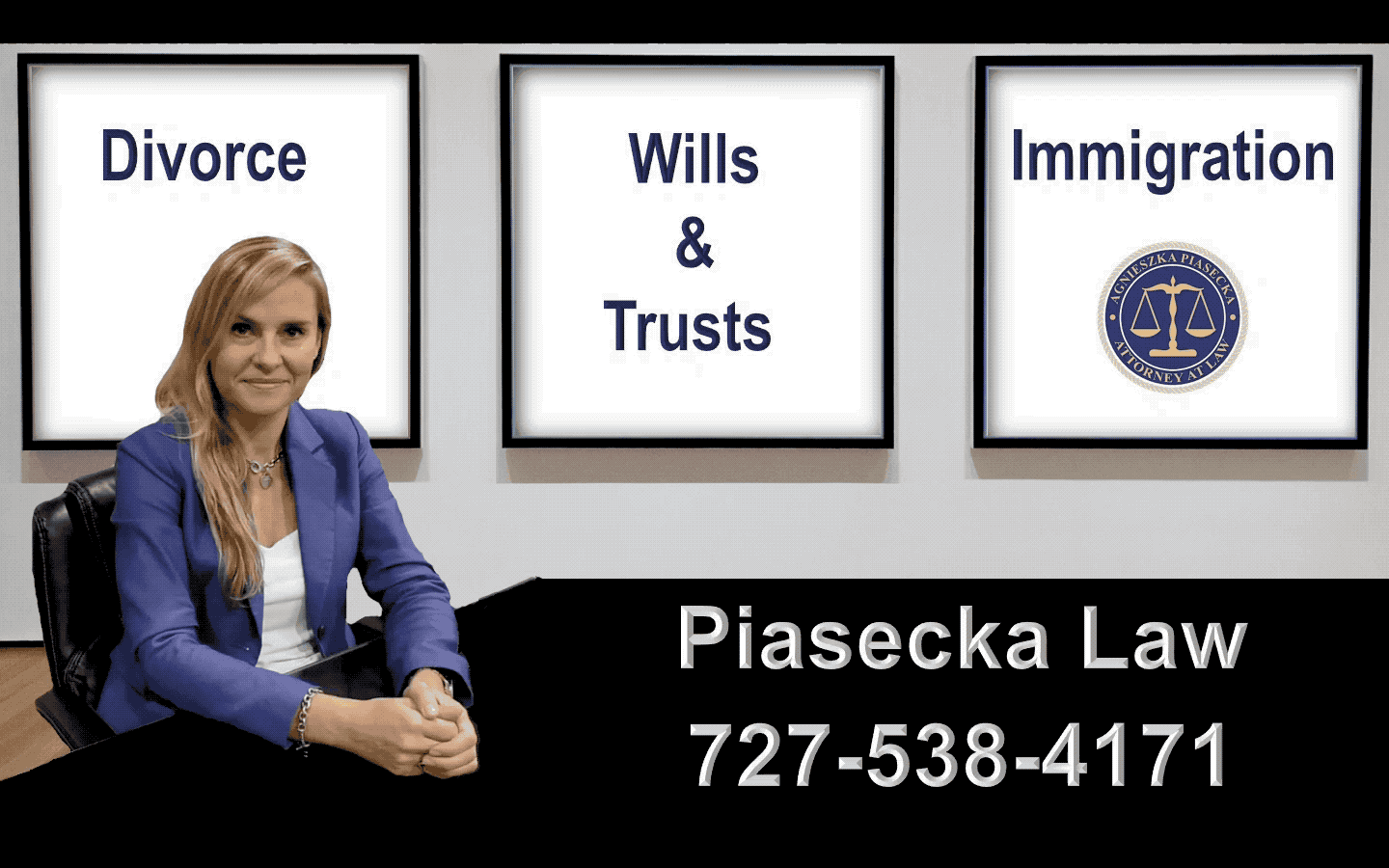 Divorce Wills & Trusts Immigration Attorney Agnieszka Aga Piasecka Law Sarasota GIF